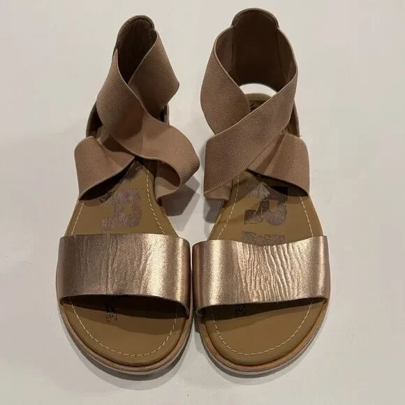 Sorel Women's Sandals in Tan and Gold - Picture 1 of 5